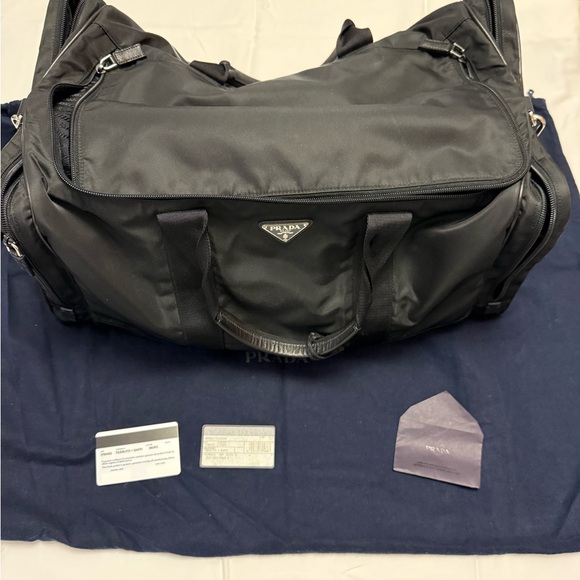 Prada Black Duffel Bag for Men - Picture 1 of 12
